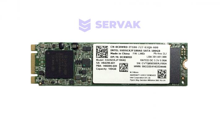 Накопичувач Intel 180 GB M.2 2280 6G SATA (PN SSDSCKJF180A5) (Б/В)