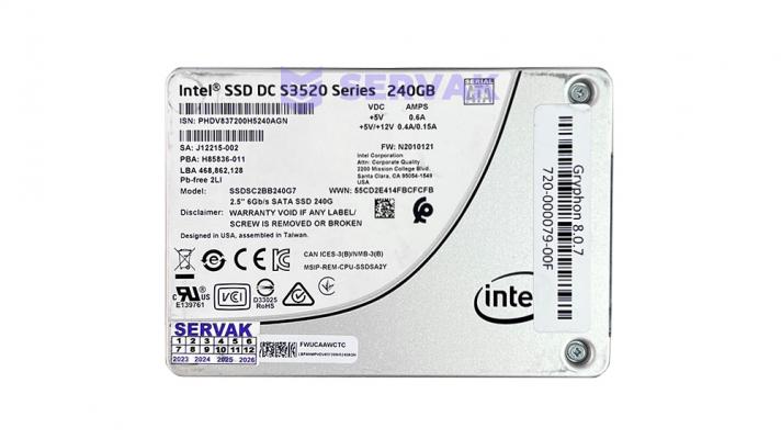 Накопитель 2.5" 240 GB SSD 6G DC S3520 SERIES SATA (Б/У)