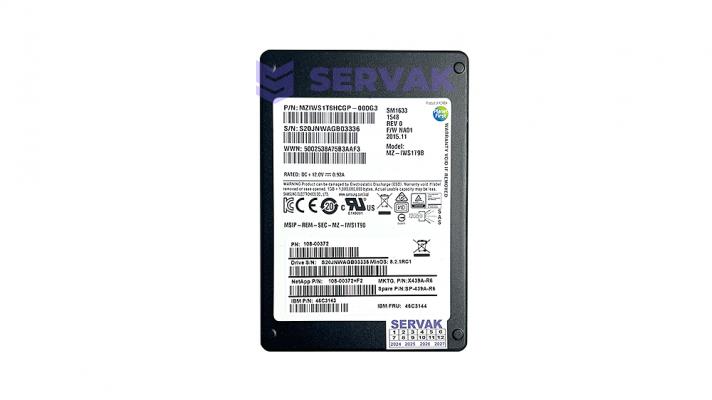 Накопичувач 2.5" 1.6 TB 12G NETAPP X439 S16331T6AMD (Samsung SM1633 MZ-IWS1T9B) SAS (Б/В)